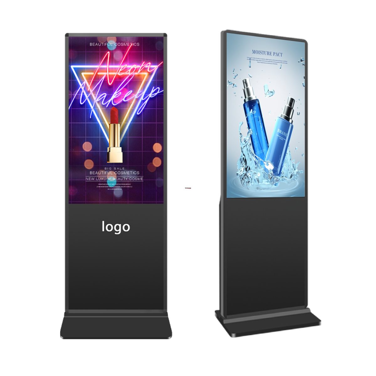 Floor standing touch kiosk